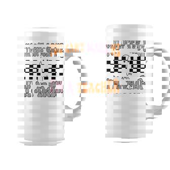 You Cant Scare Me Im A Teacher Ghost Halloween Ghost Halloween Funny Gifts Coffee Mug | Mazezy