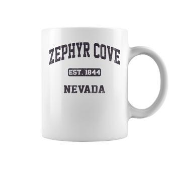 Zephyr Cove Nevada Nv Vintage State Athletic Style Coffee Mug | Mazezy