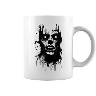 Graphic Women Zombie Gothic Halloween Horror Skull Coffee Mug | Mazezy