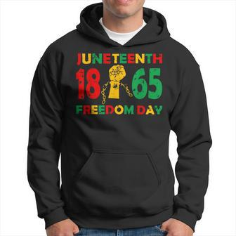 1865 Junenth Celebrate African American Freedom Day Freedom Funny Gifts Hoodie | Mazezy