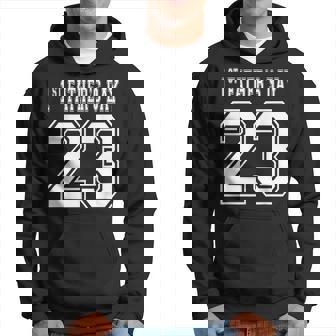 2023 New Dad Papa My First Fathers Day Football Hoodie | Mazezy