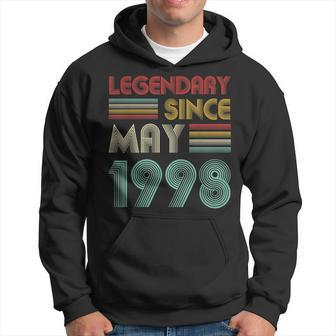 21St Birthday Gift Legendary Since May 1998 Hoodie | Mazezy