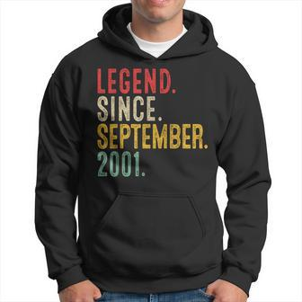 22 Years Old Legend Since September 2001 22Nd Birthday Hoodie | Mazezy