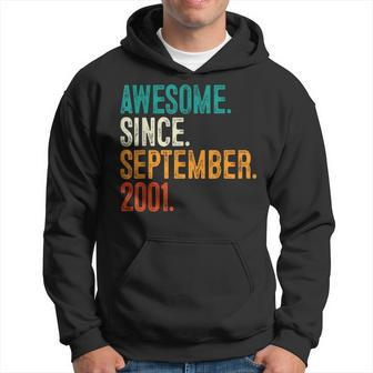 22Nd Birthday 22 Years Old Awesome Since September 2001 Hoodie - Monsterry AU