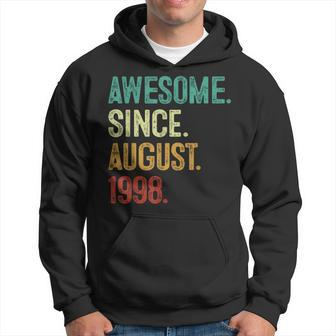 25 Year Old Awesome Since August 1998 25Th Birthday Hoodie | Mazezy
