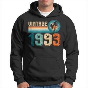 30 Year Old Gift Vintage Born In 1993 30Th Birthday Retro Hoodie | Mazezy