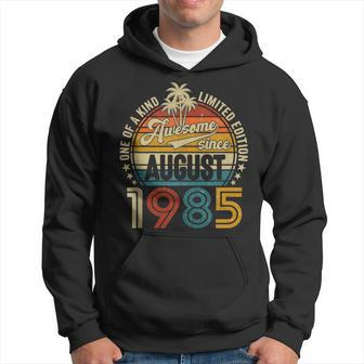 38 Year Old Gifts Awesome Since August 1985 38Th Birthday Hoodie | Mazezy