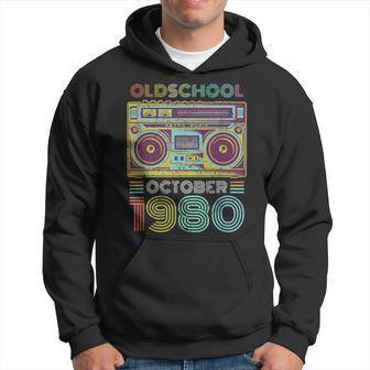 40Th Birthday October 1980 Forty Years Old Hoodie | Mazezy