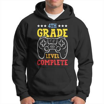 4Th Grade Level Complete Last Day Of School Game Controller Hoodie - Seseable