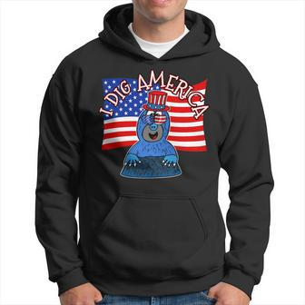 4Th July Mole I Dig America Independence Day Hoodie - Monsterry