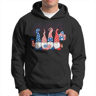 4Th Of July 2023 Patriotic Gnomes Funny American Usa Flag Hoodie | Mazezy