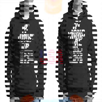 4Th Of July Funny My Pronouns Are Usa Usa Funny Gifts Hoodie | Mazezy