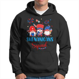 4Th Of July Shenanigans Squad Cute Trio Gnomes American Flag 1 Hoodie - Monsterry CA