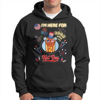 4Th Of July Usa Independence Hot Dog America Fireworks Hoodie | Mazezy