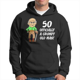 50 Officially Grumpy Old Man Over The Hill Funny Gift For Mens Hoodie | Mazezy