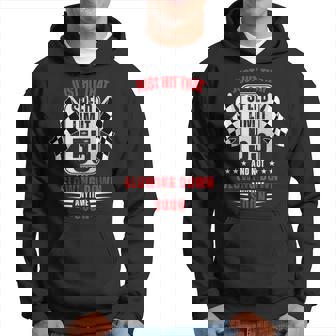 55Th Birthday Speed Limit Sign 55 Years Old Funny Racing Hoodie - Seseable