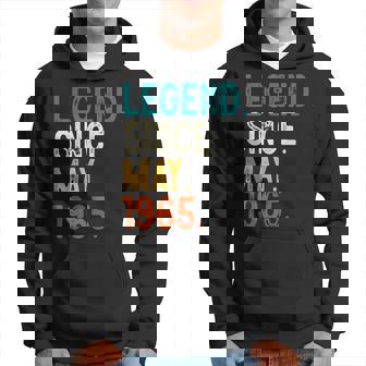 58 Year Old Legend Since May 1965 58Th Birthday Hoodie | Mazezy