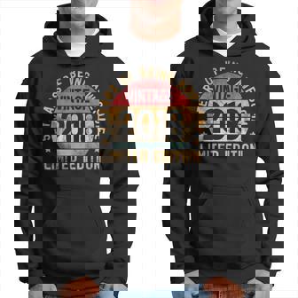 5Th Birthday Vintage 2018 Boy Turning 5 Bday 5 Years Old Hoodie | Mazezy