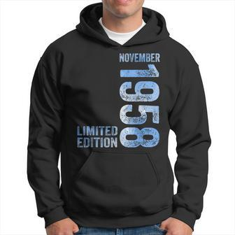 65Th Birthday Man 65Th Years Limited Edition November 1958 Hoodie | Mazezy
