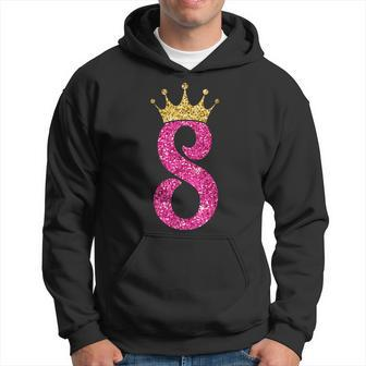 8 Year Old Gifts 8Th Birthday Girl Golden Crown Party Hoodie | Mazezy AU