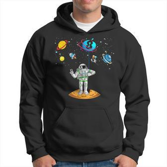 8 Years Old Birthday Boy 8Th Space Planets Astronaut Gift Space Funny Gifts Hoodie