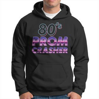 80S Prom Party Crasher Funny Prom Theme Costume Halloween Hoodie | Mazezy