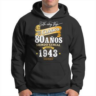 80Th Birthday Gift For Men In Spanish Regalo Cumpleanos 80 Hoodie - Seseable