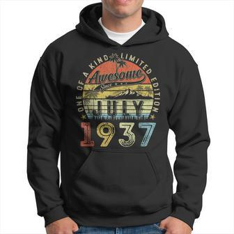 86 Year Old Awesome Since July 1937 86Th Birthday Hoodie | Mazezy