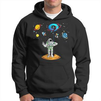 9 Years Old Birthday Boy 9Th Space Planets Astronaut Gift Space Funny Gifts Hoodie | Mazezy