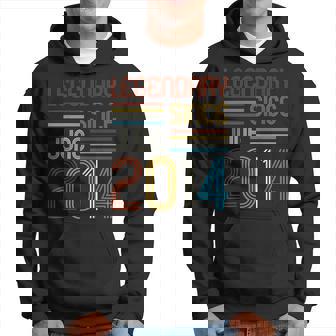 9 Years Old Boy Girl 9Th Birthday Legend Since June 2014 Hoodie | Mazezy