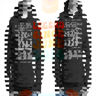 9 Years Old Legend Since June 2014 9Th Birthday Hoodie | Mazezy