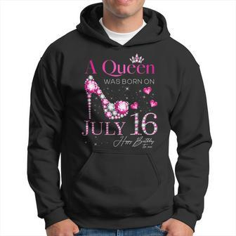A Queen Was Born On July 16 16Th July Birthday Hoodie | Mazezy