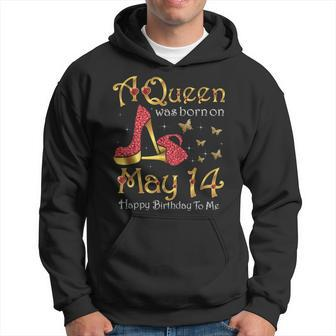 A Queen Was Born On May 14 14Th May Birthday Hoodie | Mazezy