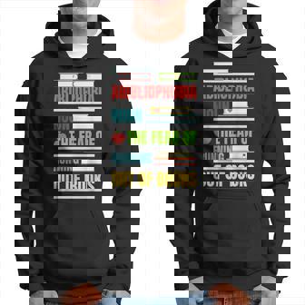 Abibliophobia Noun The Fear Of Running Out Of Books Running Funny Gifts Hoodie | Mazezy