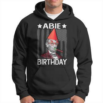 Abie Birthday Abraham Lincoln Birthday Party Pun Hoodie | Mazezy