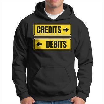Accounting Debits Don't Equal Credits Road Sign Accountant Hoodie | Mazezy