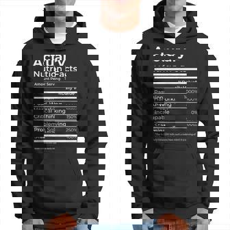 Actuary Nutrition Facts Funny Gift Job Actuarial Science Hoodie | Mazezy