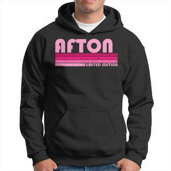 Afton Name Personalized Retro Vintage 80S 90S Birthday Hoodie | Mazezy