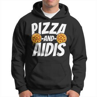 Aidi Dog For Pizza Lover Hoodie | Mazezy