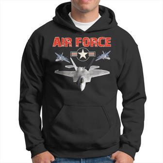 Air Force Vintage Rounde L Air Force Veteran Gift Hoodie | Mazezy