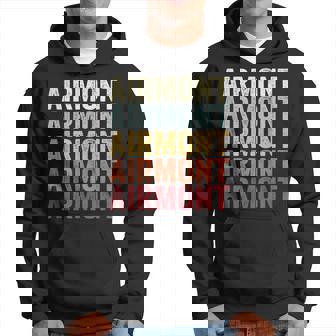 Airmont New York Airmont Ny Retro Vintage Text Hoodie | Mazezy