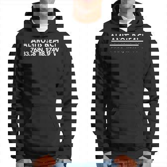 Alamitos Beach Ca Latitude And Longitude Alamitos Beach Fans Hoodie | Mazezy
