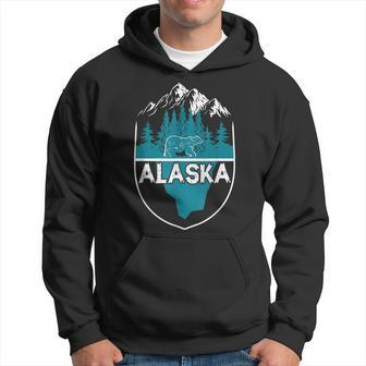 Alaska Bear | Nature Alaskan Mountains Hoodie - Seseable