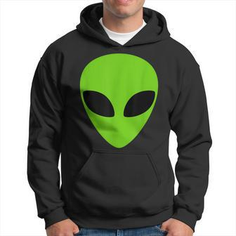 Alien Head Weird Halloween Space Ufo Green Extraterrestrial Hoodie | Mazezy