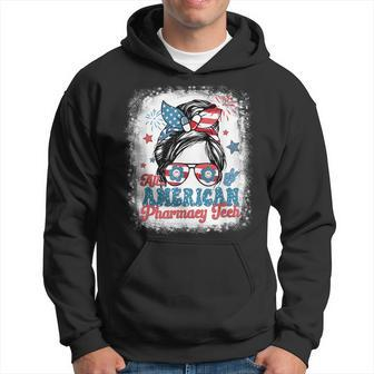 All American Pharmacy Tech Patriotic Usa Flag 4Th Of July Hoodie | Mazezy DE