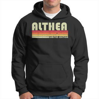 Althea Gift Name Personalized Retro Vintage 80S 90S Birthday 90S Vintage Designs Funny Gifts Hoodie | Mazezy DE