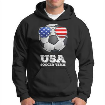 America National Soccer Team Football Sunglasses Us Flag Hoodie - Monsterry