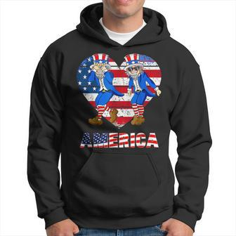 America Uncle Sam Griddy Dance Funny 4Th Of July Hoodie