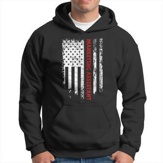 American Flag Market Research Analyst Hoodie | Mazezy