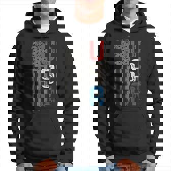 American Flag Vintage Usa Patriotic Distressed American Flag Hoodie - Monsterry
